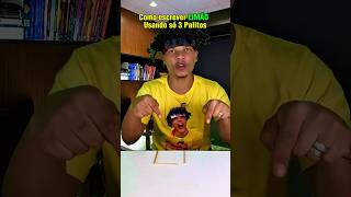 Como Escrever Limão Usando 3 Palitos