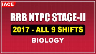 RRB NTPC STAGE-II PREVIOUS YEAR PAPERS EXPLANATION || BIOLOGY || IACE