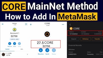 How To Add CORE MainNet in Metamask Wallet Full Method Step by Step | BTCs Satoshi Mining App