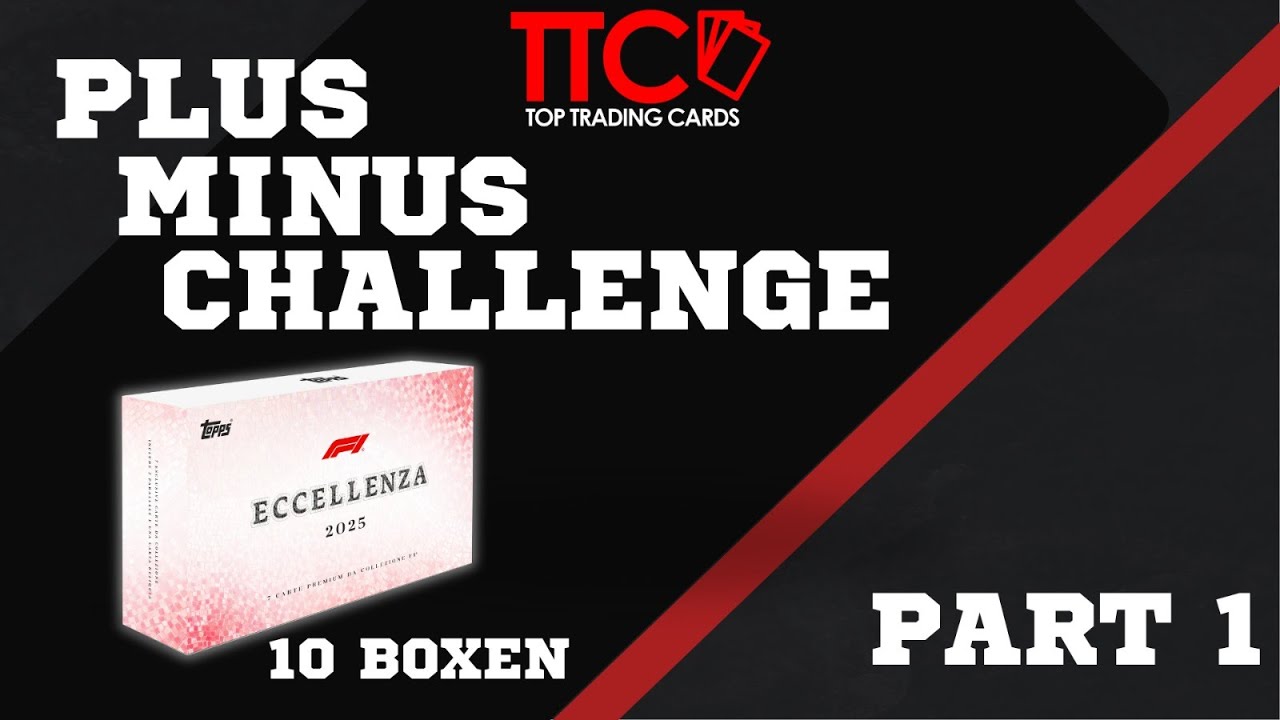 TTC BOX BREAK STREAM 🔥🔥 TTC PLUS MINUS CHALLENGE PART 1 TOPPS F1 ECCELLENZA 🔥🔥