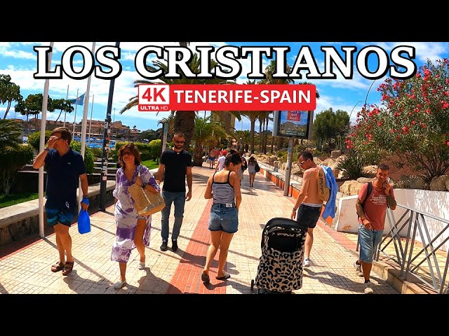 TENERIFE - LOS CRISTIANOS | See the Actual Appearance in Different Places 😎​ 4K Walk ● May 2024 class=