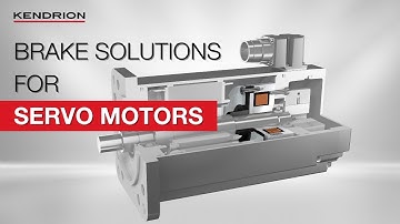 Brake solutions for servo motors