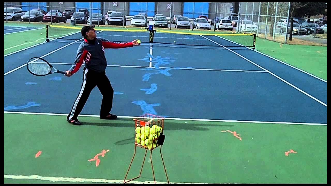 Tennis Serve Practice March 2013 YouTube