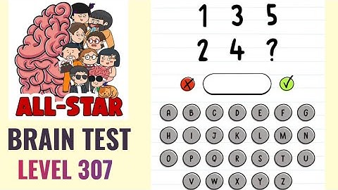 Brain Test All Star Level 307 | What should we put in place of the question mark? | Walkthrough