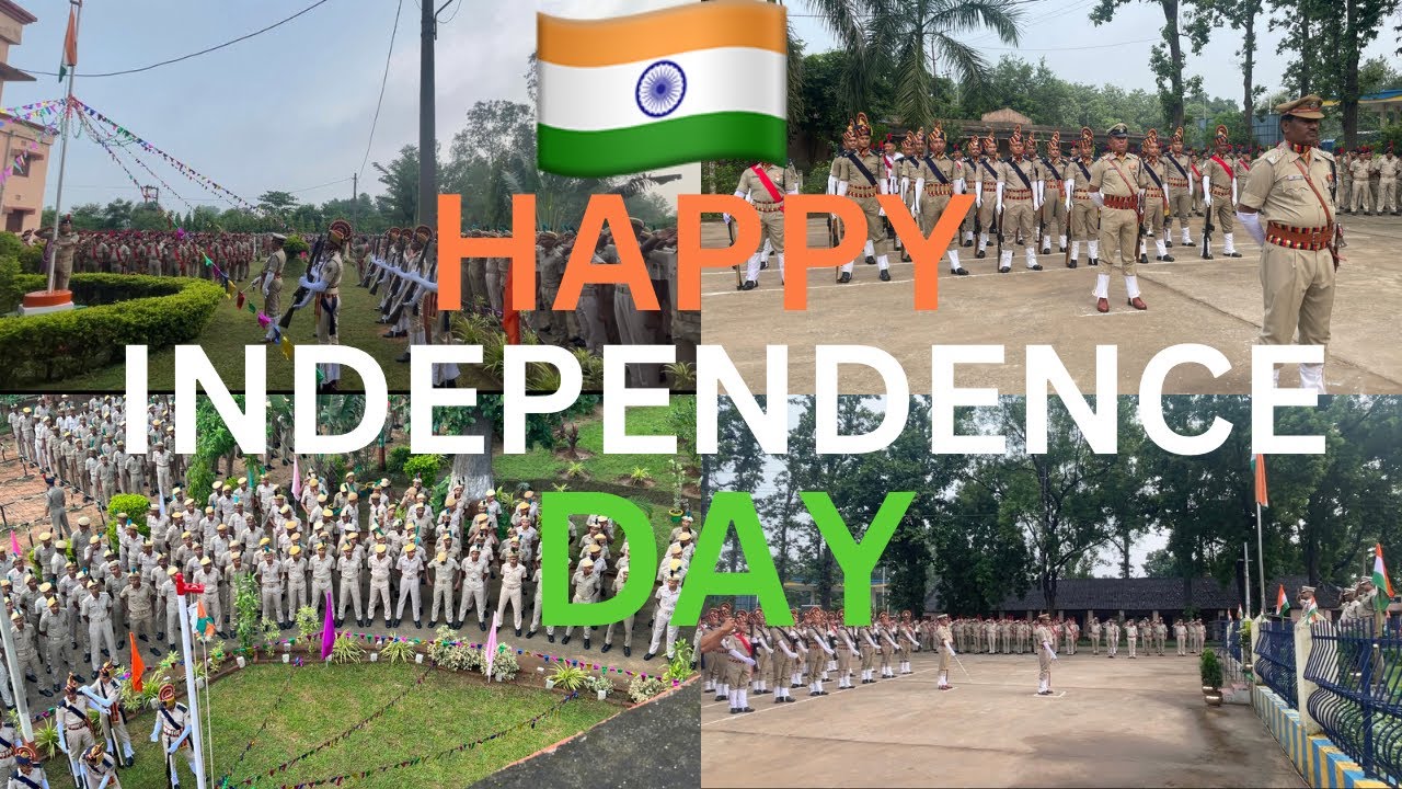 Odisha police training center 77th Independence Day celebrations (flag hoisting) 