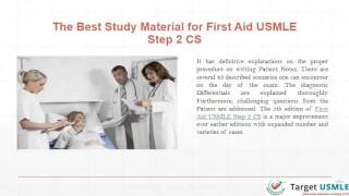 The Best Study Material for First Aid USMLE Step 2 CS | Target USMLE