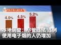 本地调查：尽管违法 违例使用电子烟的人仍增加