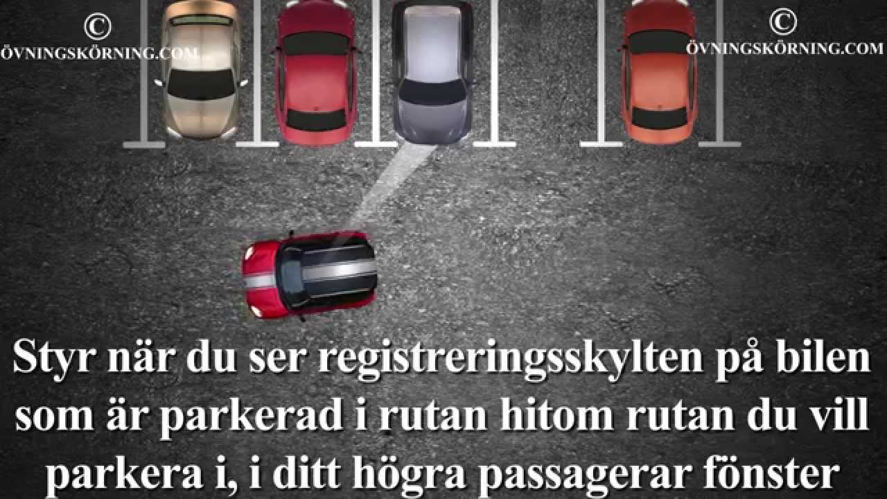 Parkering, backa in i ruta metod 3 - YouTube