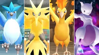 Pokémon Let's Go Pikachu \& Eevee - All Legendary Pokémon Locations