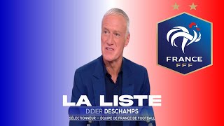 LIVE ANNONCE DE LA LISTE DES 26 BLEUS DE DIDIER DESCHAMPS POUR L'EURO 2024 !