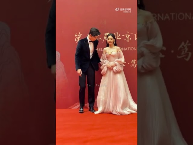 Xing Xing Couple for 12th China Beijing Movie Night #xingfei #fairxing #xingzhaolin class=