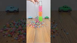 Satisfying Reverse Beads ASMR ❤️💜❤️ #reverse #asmr #satisfying #shorts 103