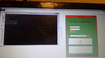 TCP client application in python interfacing with esp8266