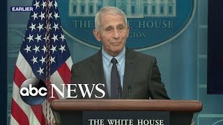 Fauci gives likely final White House briefing amid spiking flu cases | ABCNL