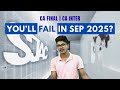CA Results September 2025 - Be proactive in case of any risk