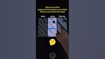 Why don’t Apple and Samsung use PWM dimming? #iphone #samsung