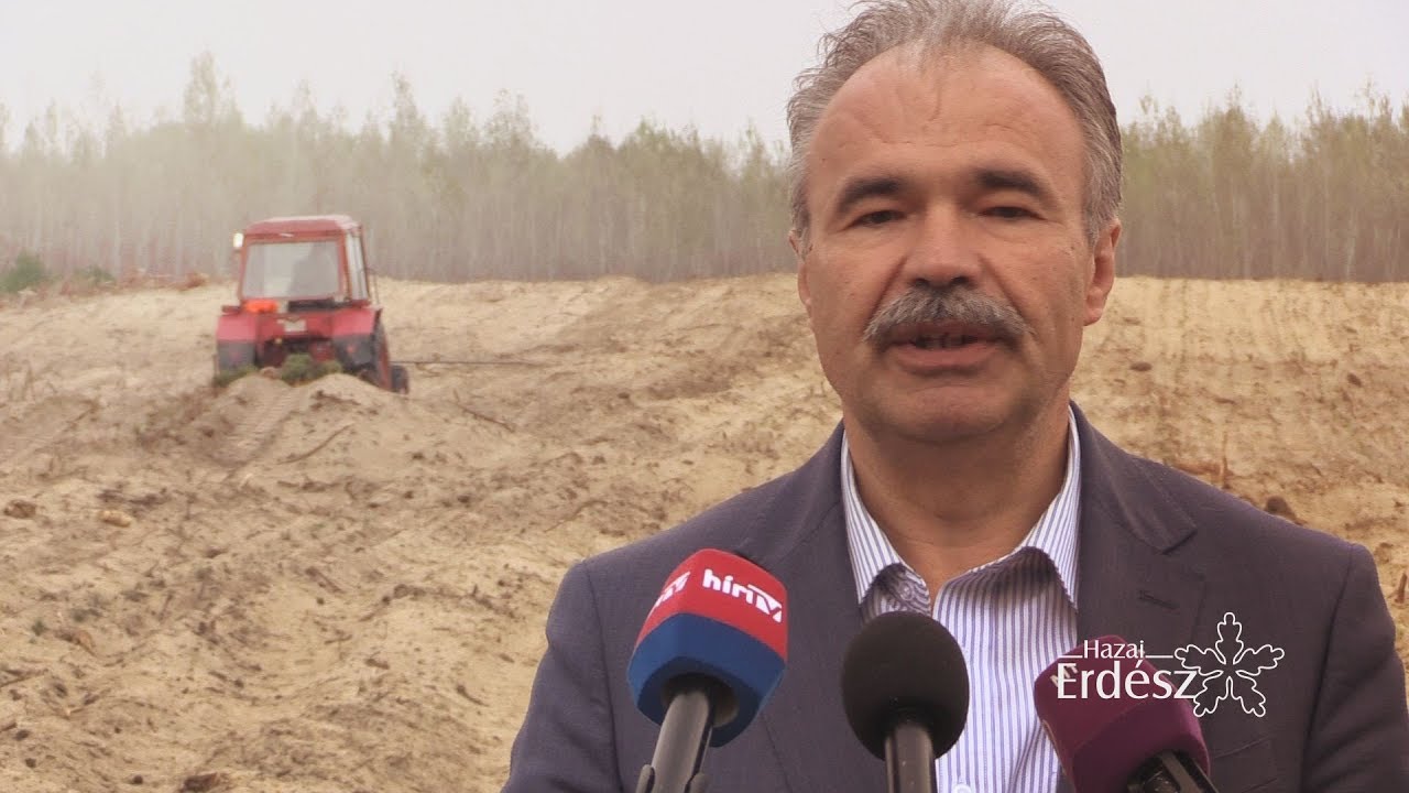 Szürkenyár csemeték ültetése a KEFAG Zrt.-nél - Dr. Nagy István beszéde - 2019.04.10.