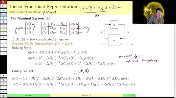 MAE509 (LMIs in Control): Lecture 12, part B - Modelling Uncertainty using the LFT