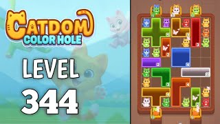 Catdom: Color hole Level 344 walkthrough solution 