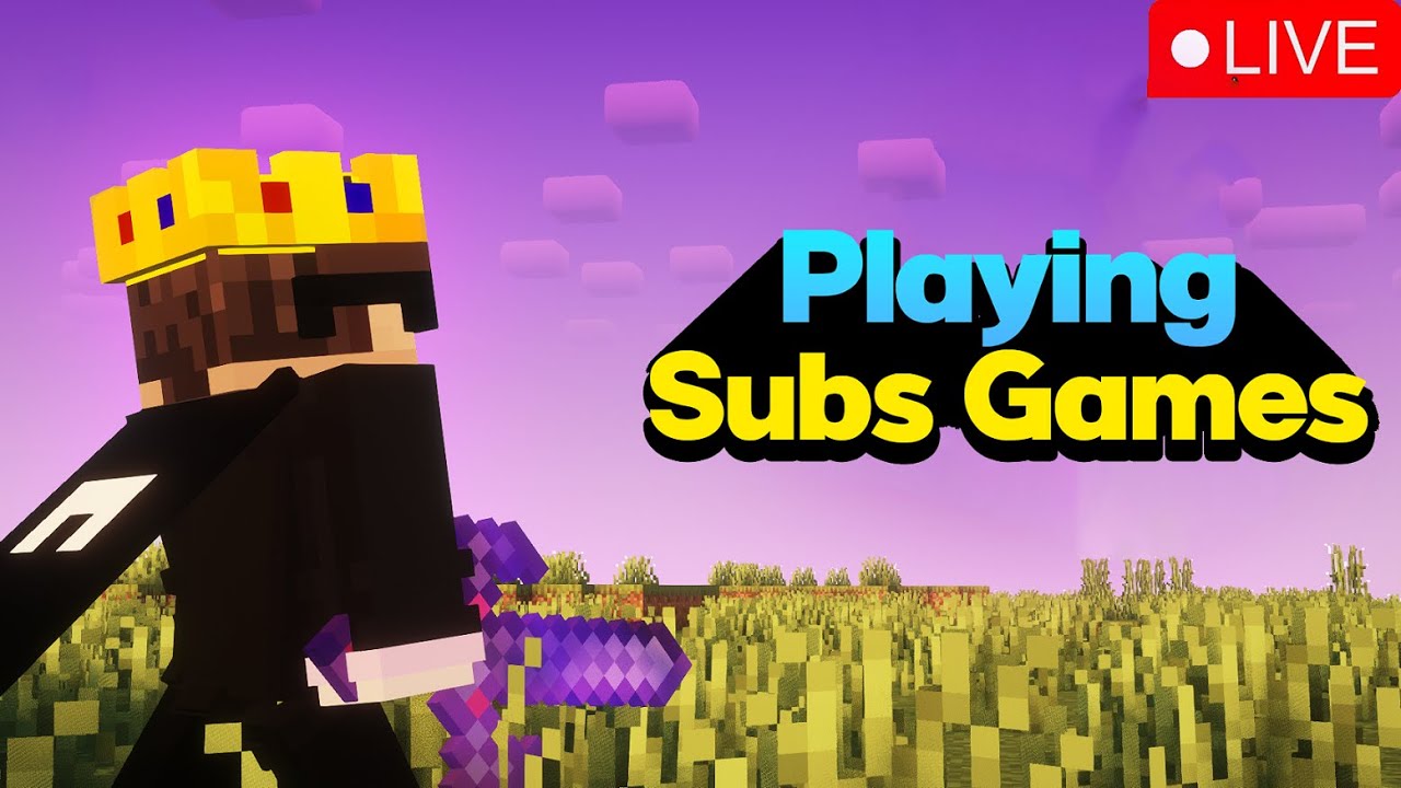 Subs Game With Subscriber's In Java + MCPE Minecraft Servers - YouTube