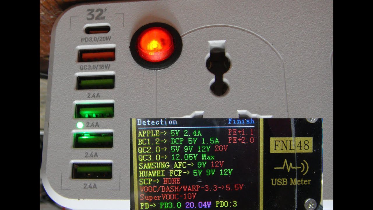 удлинитель LDNIO SC10610 30W 6-Port USB Charger Power Extension With