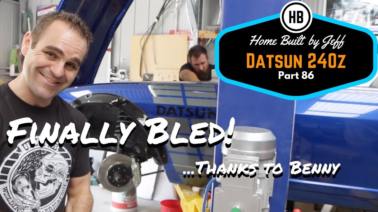 Finally bled! .. thanks to Benny - Home Built Datsun 240z part 86