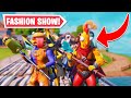 *SILLY* Fortnite Fashion Show! FIRE Skin Competition! Best DRIP & COMBO WINS! (5/8)