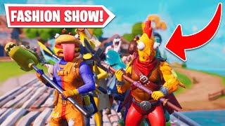 *SILLY* Fortnite Fashion Show! FIRE Skin Competition! Best DRIP \& COMBO WINS! (5\/8)