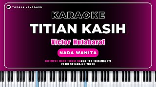 Karaoke Titian Kasih (Victor Hutabarat) - Nada Wanita || Karaoke Lagu Natal Terbaru 2025