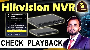 Check Playback In Hikvision NVR || Hikvision NVR Playback || How To Check Recording In Hikvision NVR