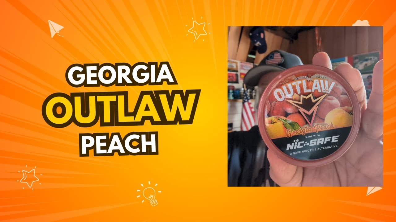 Обзор альтернативного безопасного табака Outlaw Georgia Peach Nic