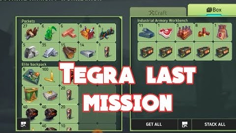 Tegra: Craft and building gameplay | last mission /level | crypto opening mission 2022 | Craft game