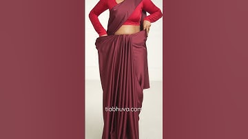 Full Nivi Drape | Saree Draping Style | Easy Saree Draping | Saree Wearing | #shorts