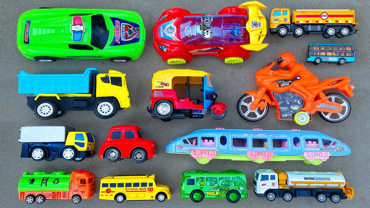 Searching for Some Attractive Toy Vehicles Motor Bike, Dump Truck