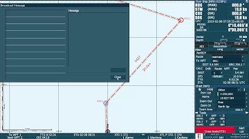 Capture 13   JRC ECDIS JAN 2000 Video Training   Ais Tt Menüsü