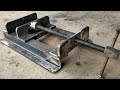 Making A Metal drill press vise simple DIY usefull tool
