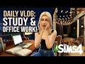 The Sims 4 Vlog📷🤍 Study&Work