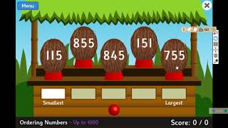 Write Numbers and Number Sequence Games (Mathematics Year 2) screenshot 1
