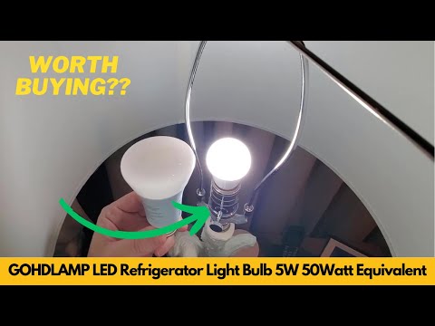 GOHDLAMP LED Refrigerator Light Bulb 5W 50Watt Equivalent, Replacement for Frigidaire - Worth It?