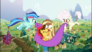 MLP [Next Gen] The first flight of the earth ponies ( SpeedPaint )
