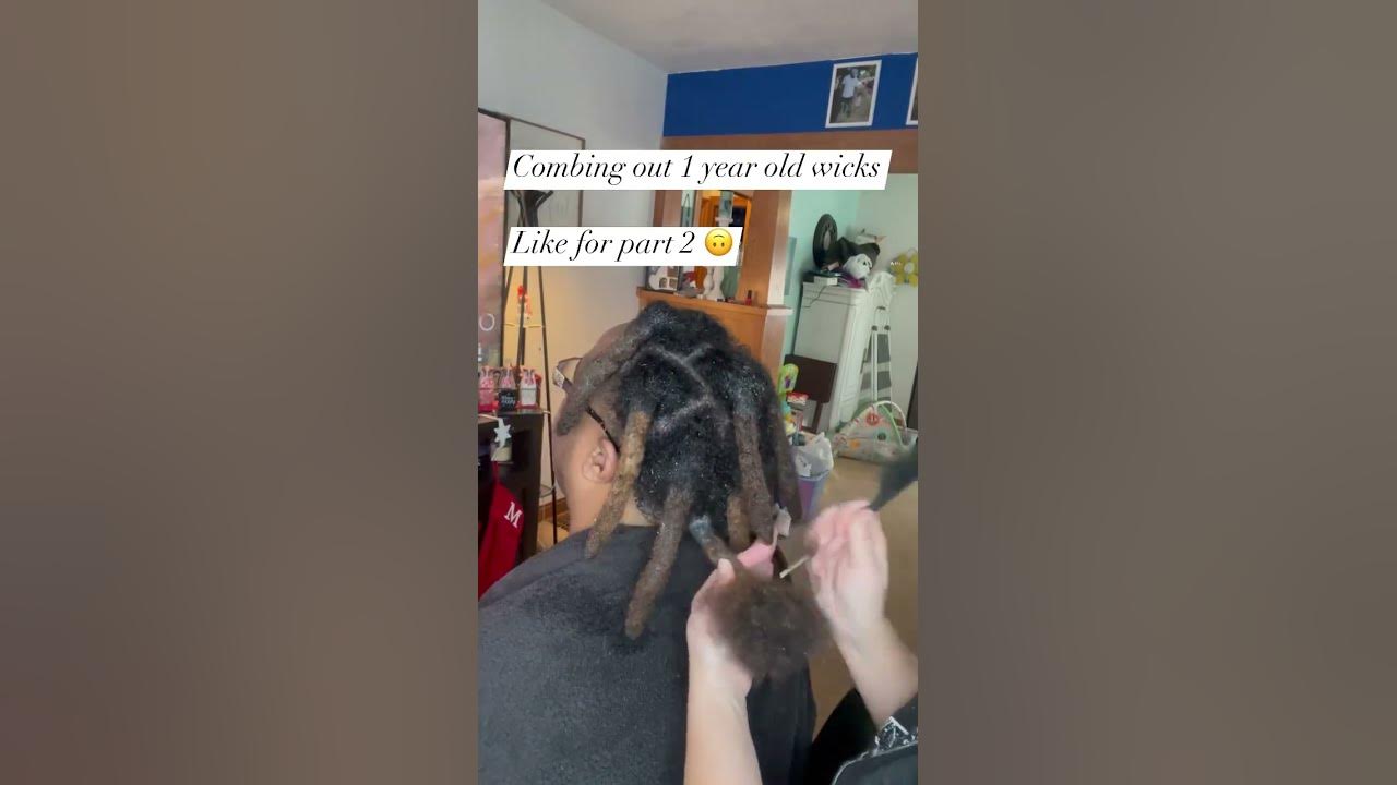 Combing Out My Freeform Dreadlocks 