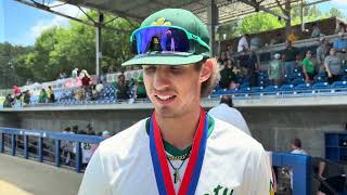 Interview: Bunn's Caleb Johnson was named 4A baseball championship MVP