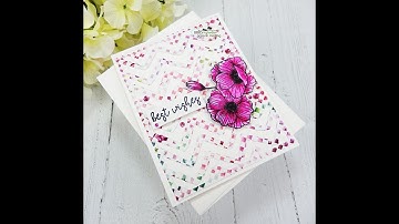 Unity Quick Tip: Watercolor Poppies + Pattern Chevron Overlay