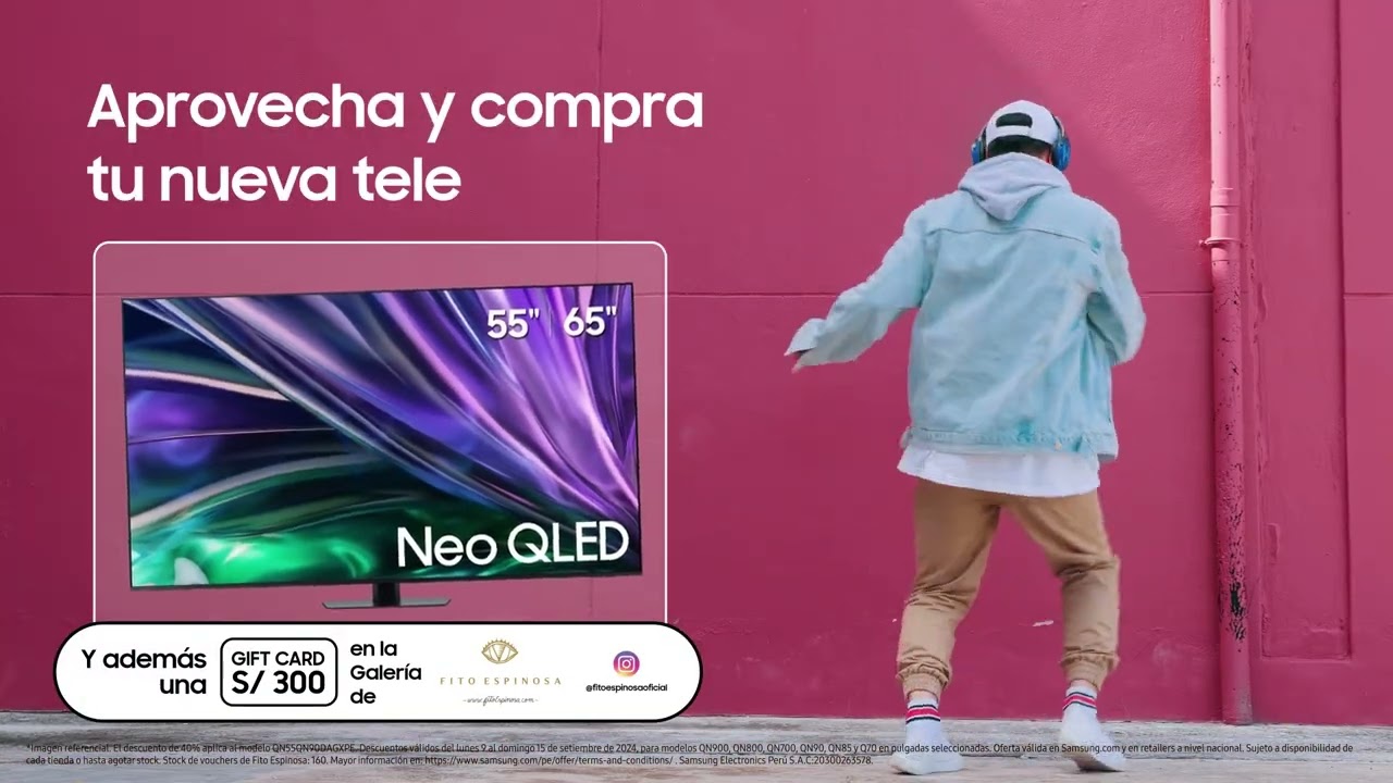 Llévate un Neo QLED con 40% dscto