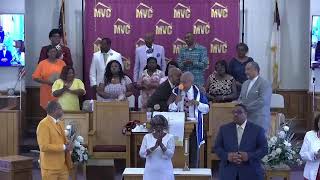Mt. Vernon Christian Church Baptism and Sunday Service