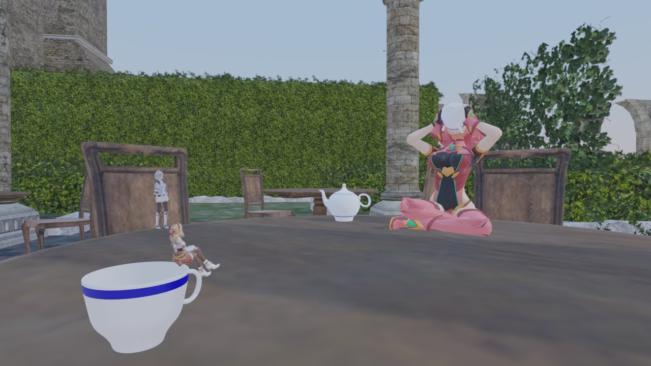 Drinking Shrinking Tea (Xenoblade Shrinking Animation)