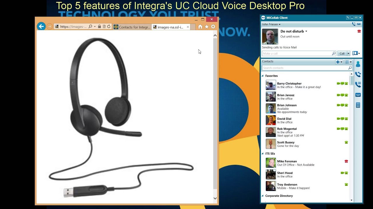 UC CloudVoice DesktopPRO Seat - Top 5 most useful features