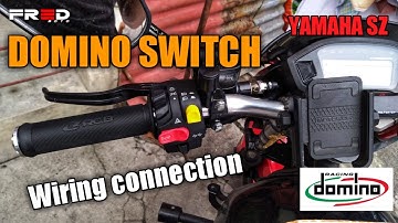 DOMINO SWITCH WIRING and INSTALLATION | Yamaha sz