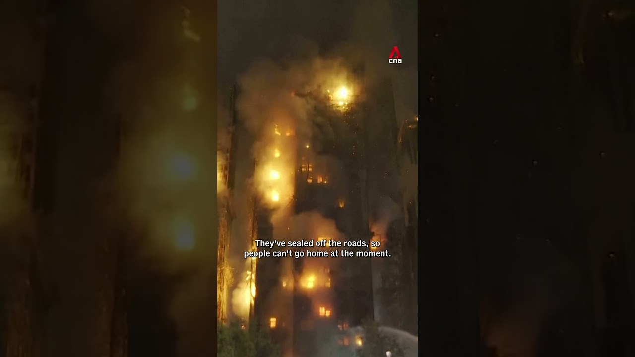 Hong Kong fire: Firefighters battle through the night; at least 13 dead