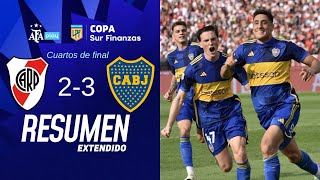 River Plate 2-3 Boca Juniors | #CopaLPF | Resumen Extendido | Cuartos de final